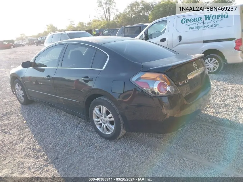 2011 Nissan Altima 2.5 S VIN: 1N4AL2AP8BN469237 Lot: 40385911