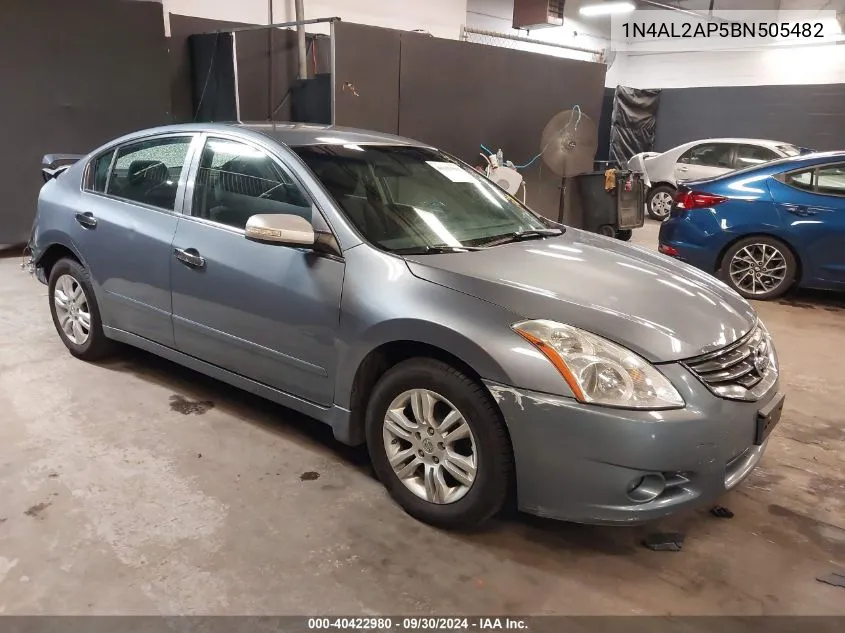 2011 Nissan Altima 2.5 S VIN: 1N4AL2AP5BN505482 Lot: 40422980