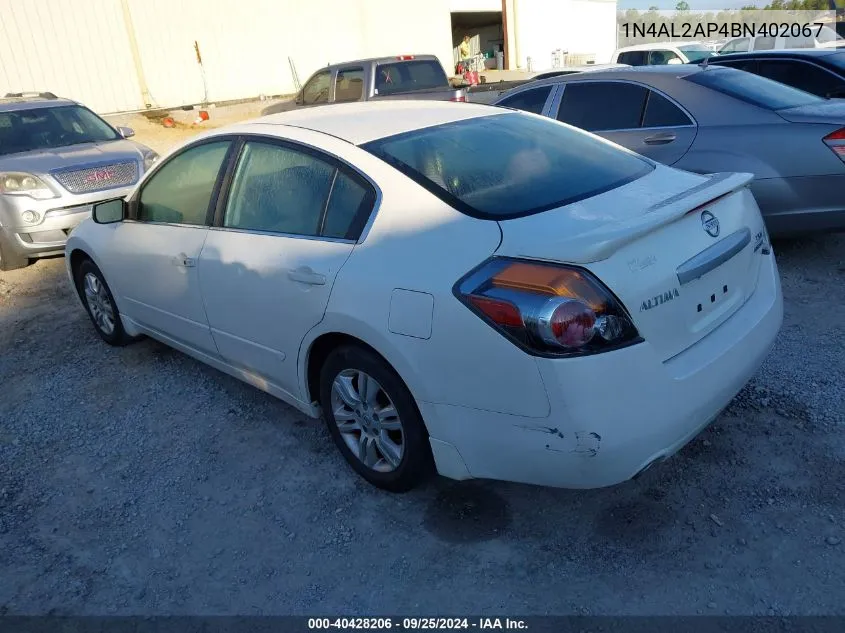 1N4AL2AP4BN402067 2011 Nissan Altima 2.5 S