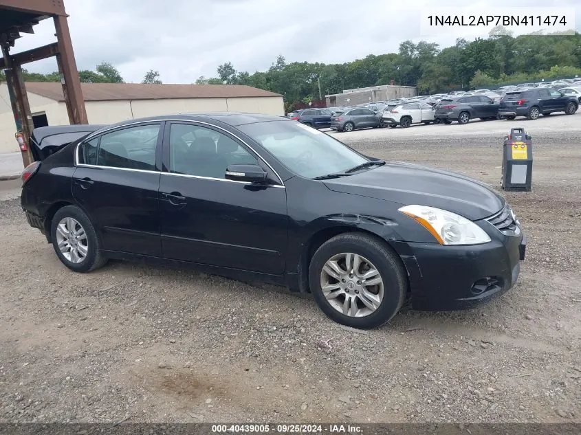 2011 Nissan Altima 2.5 S VIN: 1N4AL2AP7BN411474 Lot: 40439005