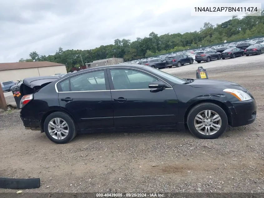 2011 Nissan Altima 2.5 S VIN: 1N4AL2AP7BN411474 Lot: 40439005