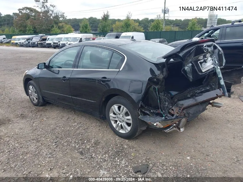 1N4AL2AP7BN411474 2011 Nissan Altima 2.5 S