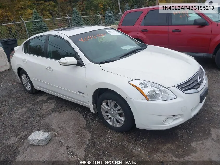 2011 Nissan Altima Hybrid VIN: 1N4CL2AP4BC185219 Lot: 40443361