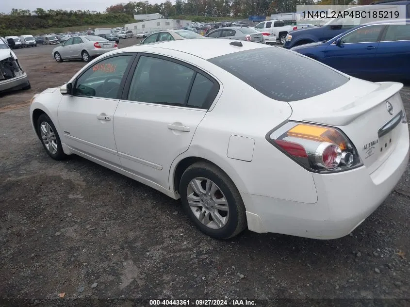 1N4CL2AP4BC185219 2011 Nissan Altima Hybrid