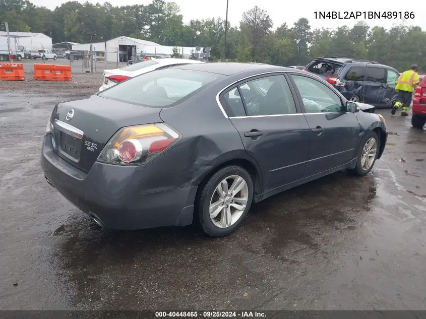 2011 Nissan Altima 3.5 Sr VIN: 1N4BL2AP1BN489186 Lot: 40448465