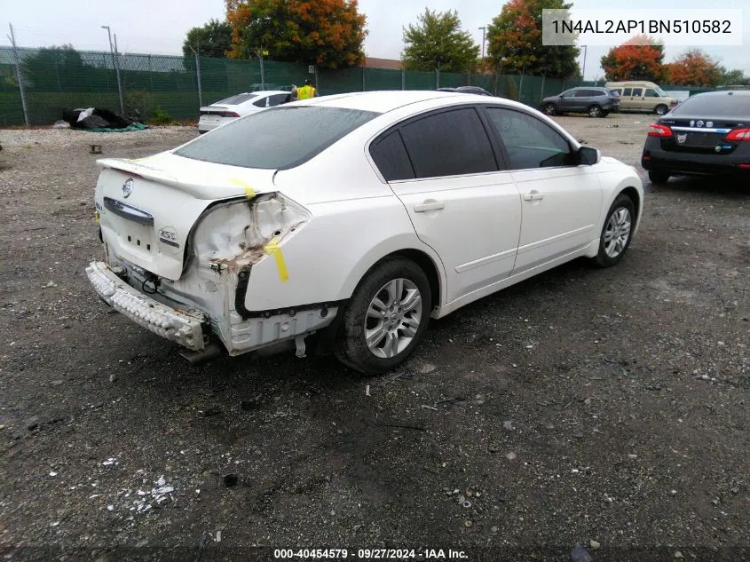 2011 Nissan Altima 2.5 S VIN: 1N4AL2AP1BN510582 Lot: 40454579