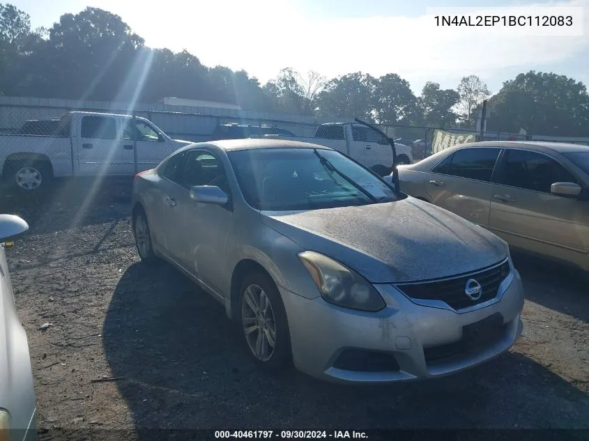 2011 Nissan Altima 2.5 S VIN: 1N4AL2EP1BC112083 Lot: 40461797