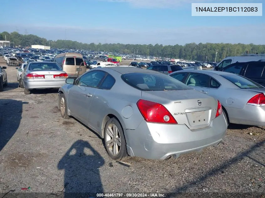 2011 Nissan Altima 2.5 S VIN: 1N4AL2EP1BC112083 Lot: 40461797