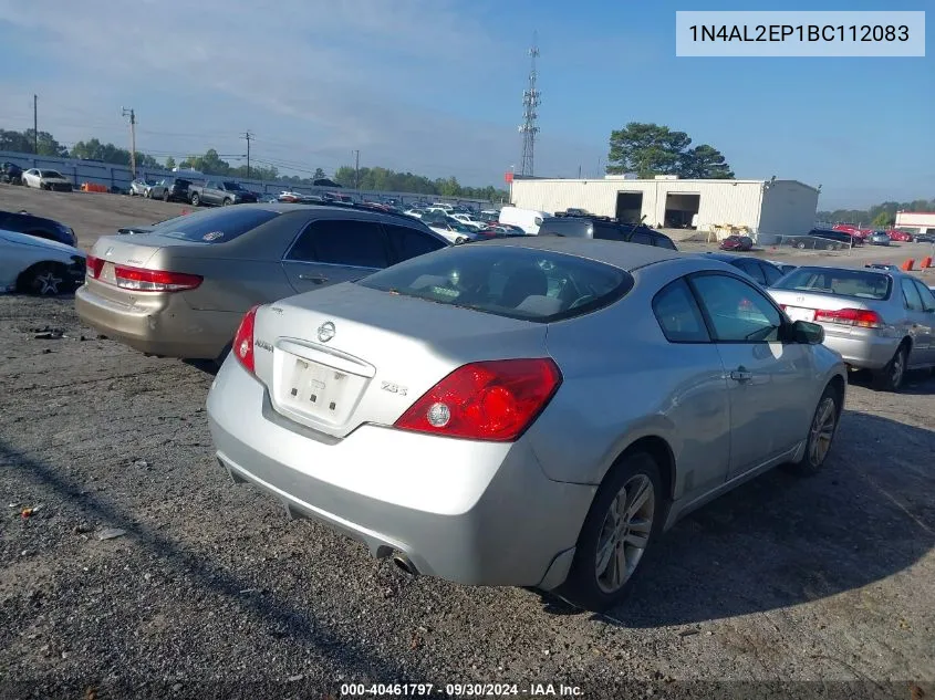 2011 Nissan Altima 2.5 S VIN: 1N4AL2EP1BC112083 Lot: 40461797