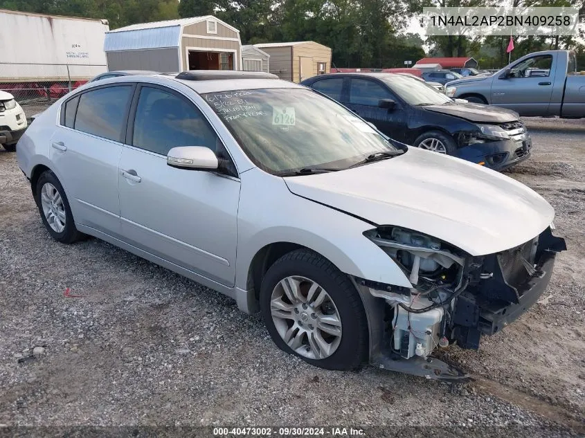 2011 Nissan Altima 2.5 S VIN: 1N4AL2AP2BN409258 Lot: 40473002