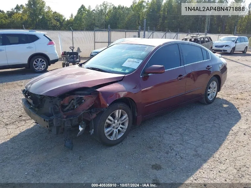 2011 Nissan Altima 2.5 S VIN: 1N4AL2AP4BN471888 Lot: 40535910