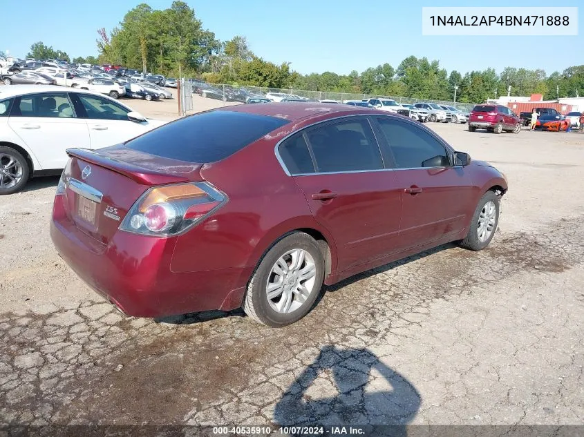 2011 Nissan Altima 2.5 S VIN: 1N4AL2AP4BN471888 Lot: 40535910