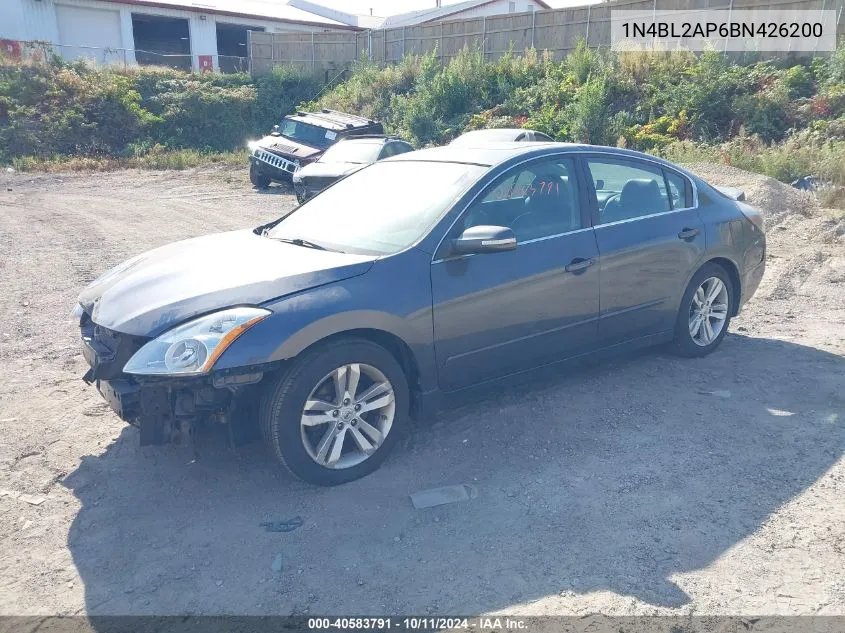 2011 Nissan Altima 3.5 Sr VIN: 1N4BL2AP6BN426200 Lot: 40583791