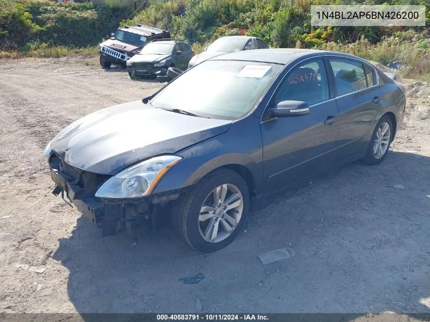 2011 Nissan Altima 3.5 Sr VIN: 1N4BL2AP6BN426200 Lot: 40583791