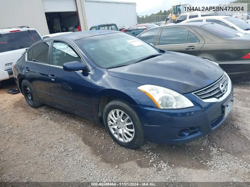 2011 Nissan Altima 2.5 S VIN: 1N4AL2AP5BN473004 Lot: 40598464