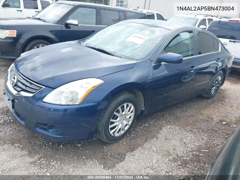 2011 Nissan Altima 2.5 S VIN: 1N4AL2AP5BN473004 Lot: 40598464