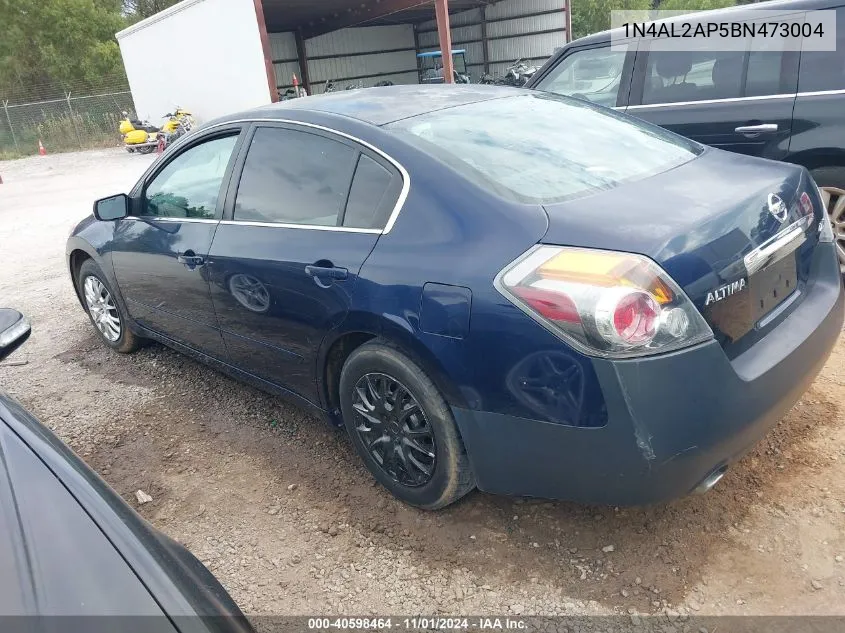 2011 Nissan Altima 2.5 S VIN: 1N4AL2AP5BN473004 Lot: 40598464