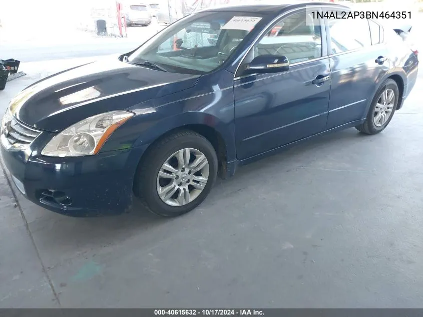 2011 Nissan Altima 2.5 S VIN: 1N4AL2AP3BN464351 Lot: 40615632