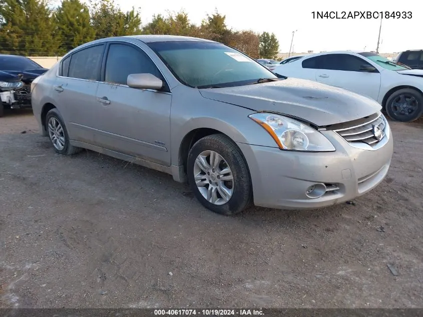 2011 Nissan Altima Hybrid VIN: 1N4CL2APXBC184933 Lot: 40617074