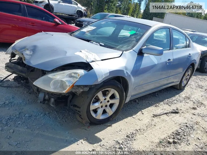 1N4AL2APXBN464718 2011 Nissan Altima 2.5 S