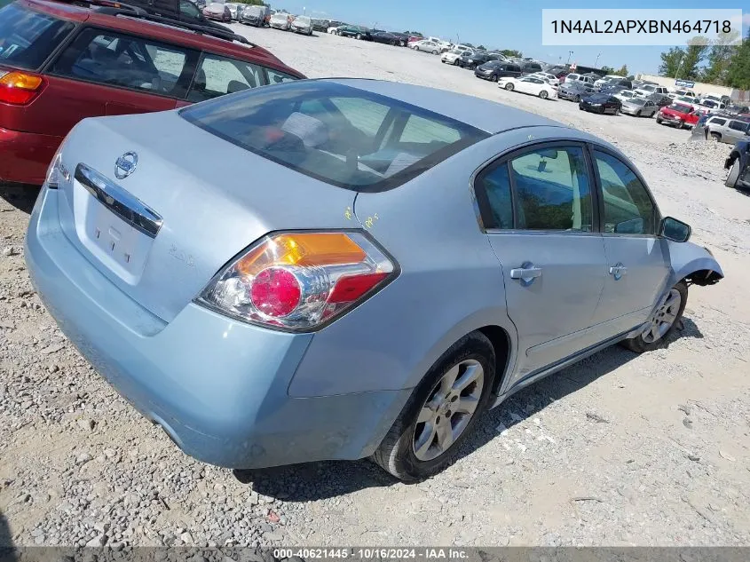 1N4AL2APXBN464718 2011 Nissan Altima 2.5 S