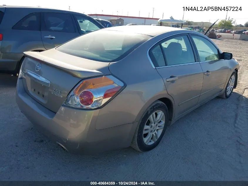 1N4AL2AP5BN457224 2011 Nissan Altima S