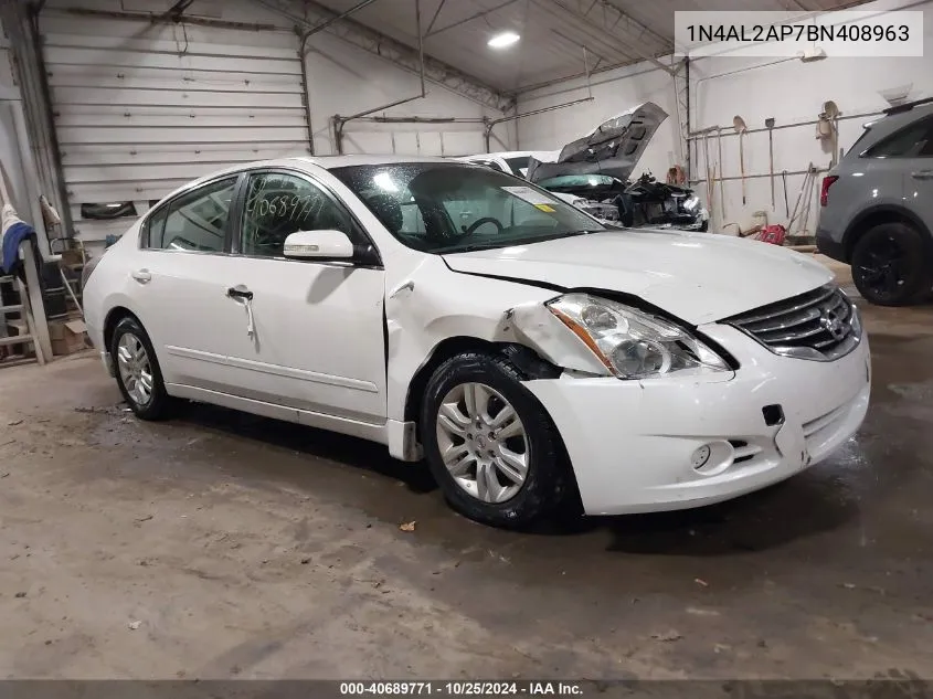 2011 Nissan Altima 2.5 S VIN: 1N4AL2AP7BN408963 Lot: 40689771