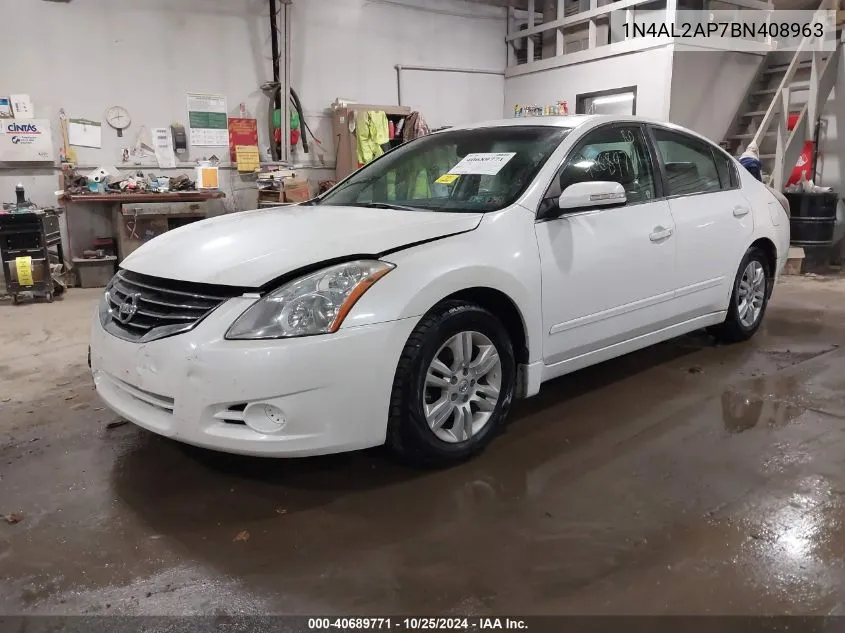 2011 Nissan Altima 2.5 S VIN: 1N4AL2AP7BN408963 Lot: 40689771