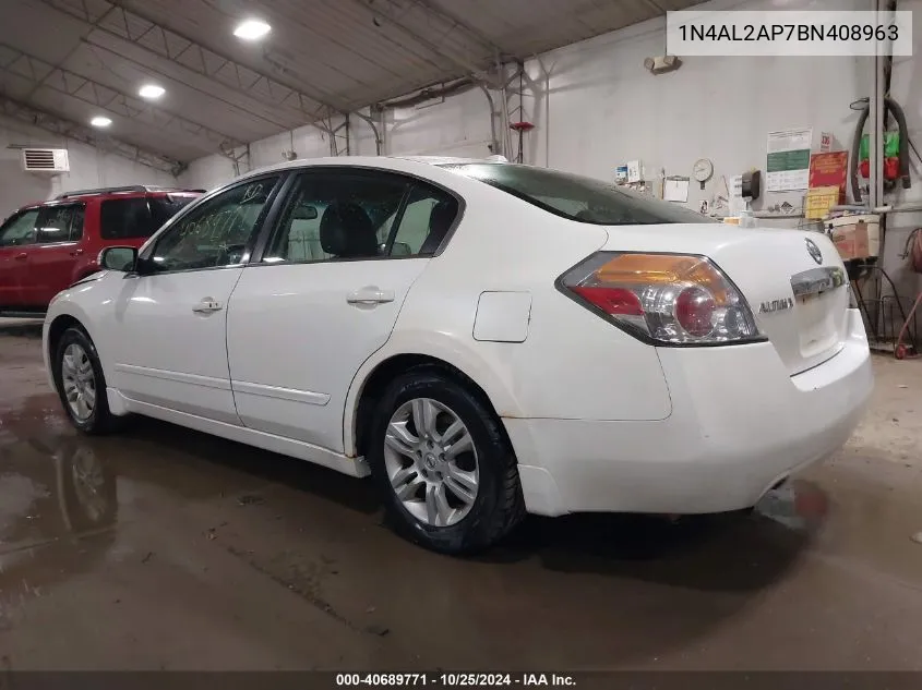 2011 Nissan Altima 2.5 S VIN: 1N4AL2AP7BN408963 Lot: 40689771