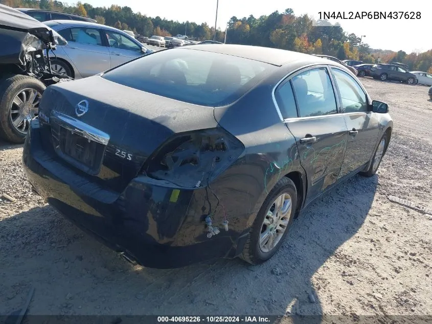 2011 Nissan Altima 2.5 S VIN: 1N4AL2AP6BN437628 Lot: 40695226