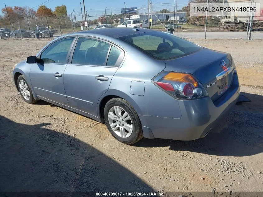 2011 Nissan Altima 2.5 S VIN: 1N4AL2APXBN448096 Lot: 40709017