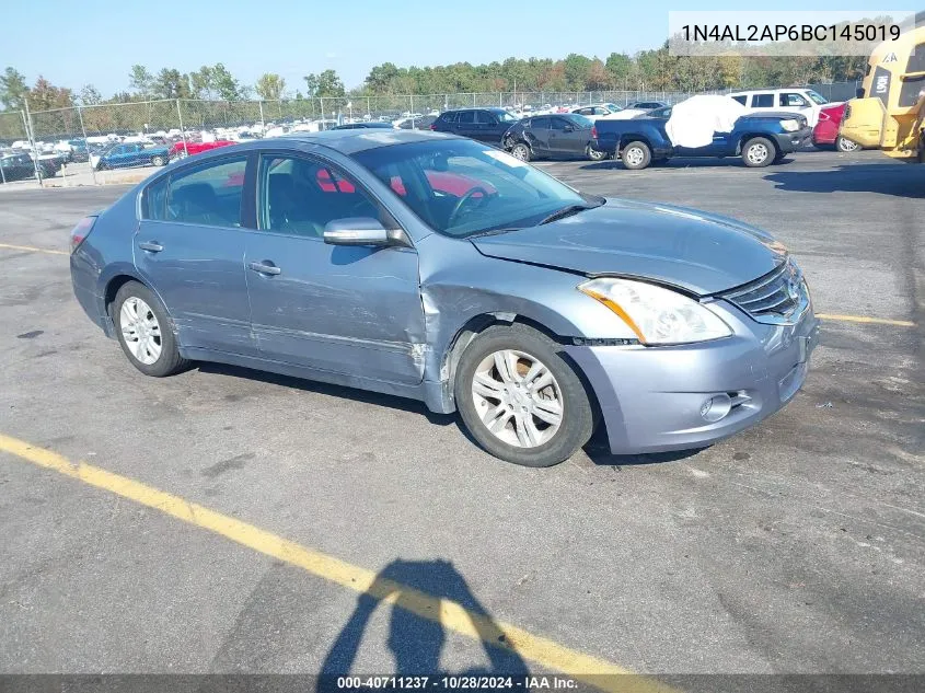 2011 Nissan Altima 2.5 S VIN: 1N4AL2AP6BC145019 Lot: 40711237