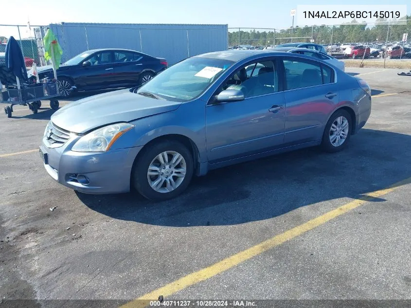 2011 Nissan Altima 2.5 S VIN: 1N4AL2AP6BC145019 Lot: 40711237