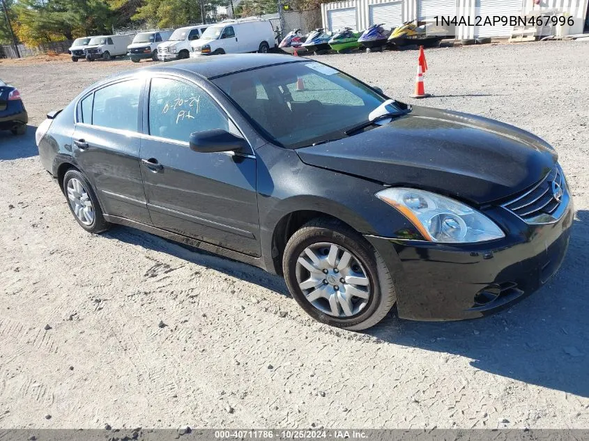 2011 Nissan Altima 2.5 S VIN: 1N4AL2AP9BN467996 Lot: 40711786