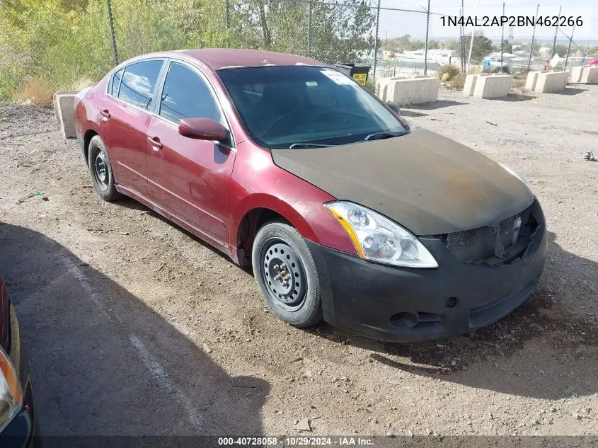 2011 Nissan Altima 2.5 S VIN: 1N4AL2AP2BN462266 Lot: 40728058