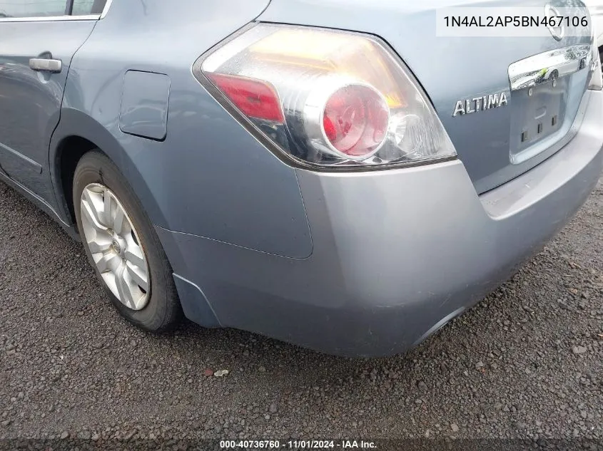 1N4AL2AP5BN467106 2011 Nissan Altima 2.5 S