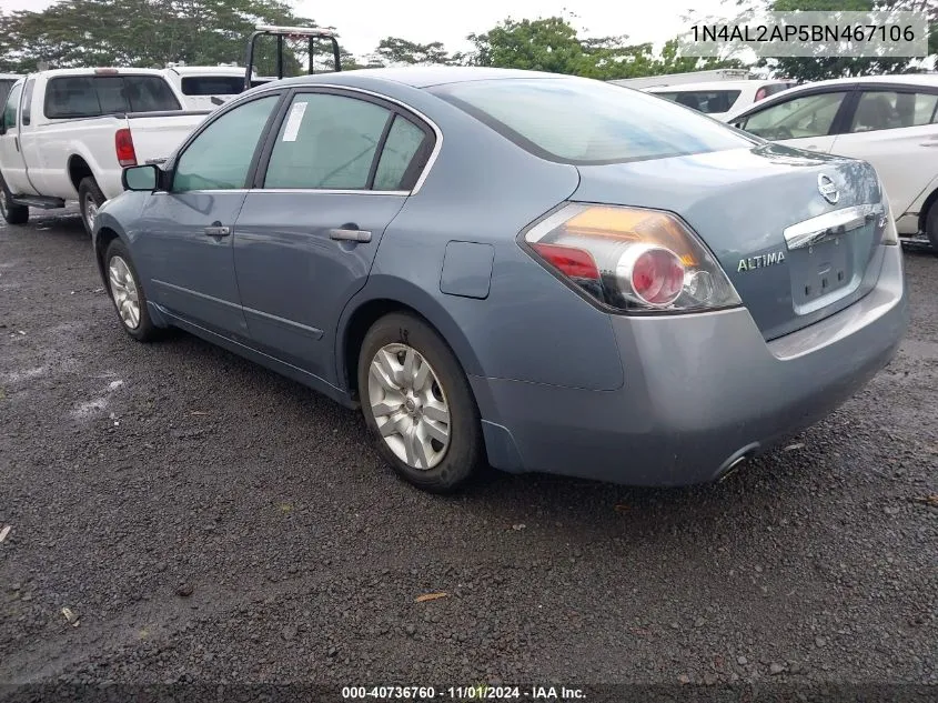 1N4AL2AP5BN467106 2011 Nissan Altima 2.5 S