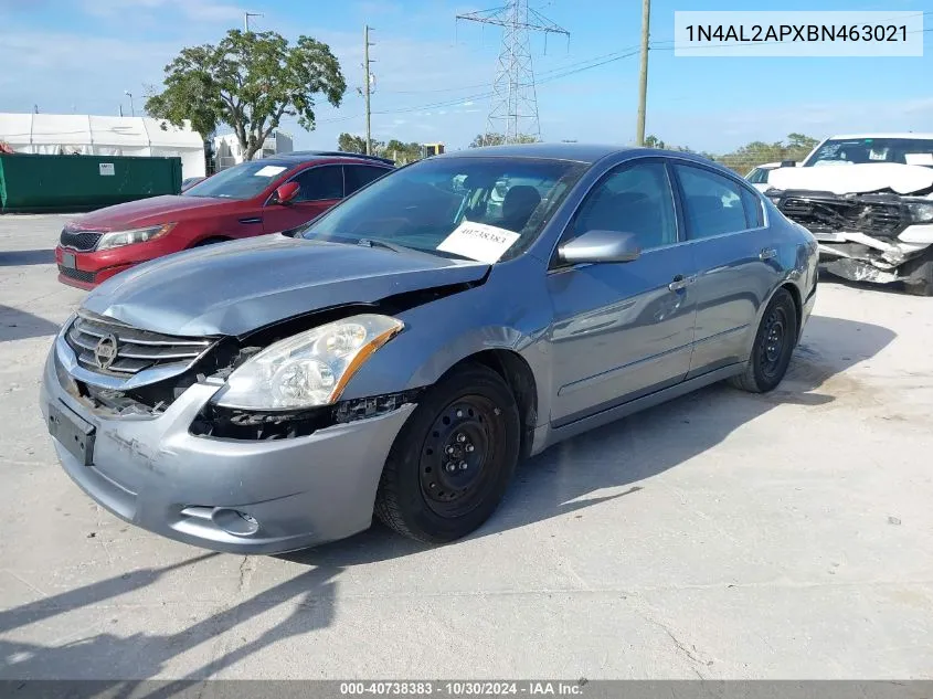 2011 Nissan Altima 2.5 S VIN: 1N4AL2APXBN463021 Lot: 40738383