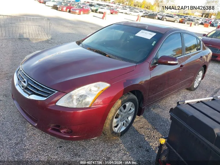 2011 Nissan Altima 2.5 S VIN: 1N4AL2AP1BN426388 Lot: 40747786