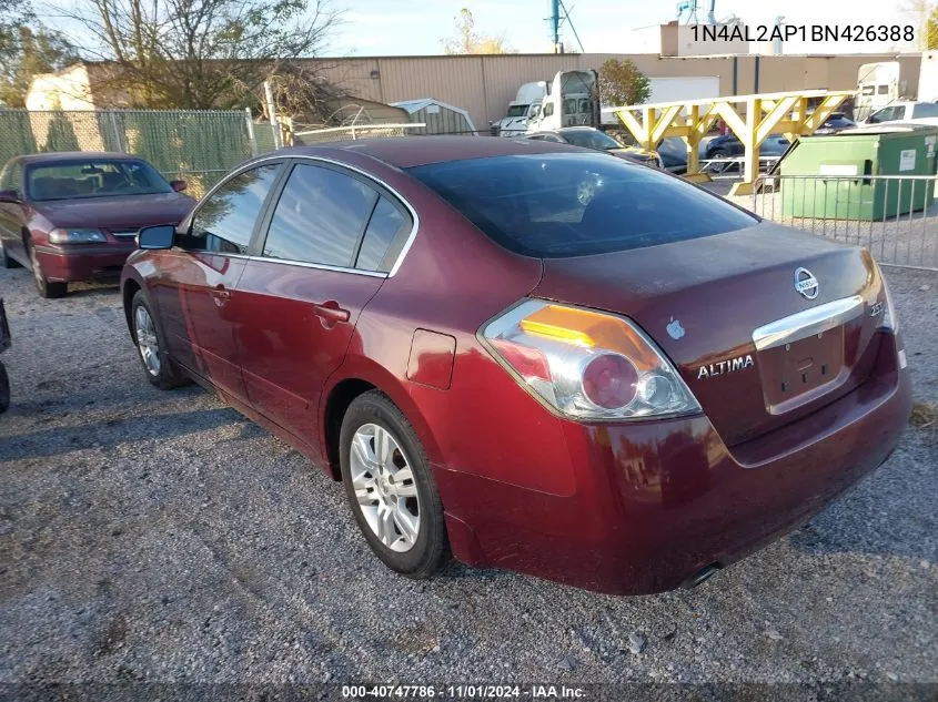 2011 Nissan Altima 2.5 S VIN: 1N4AL2AP1BN426388 Lot: 40747786