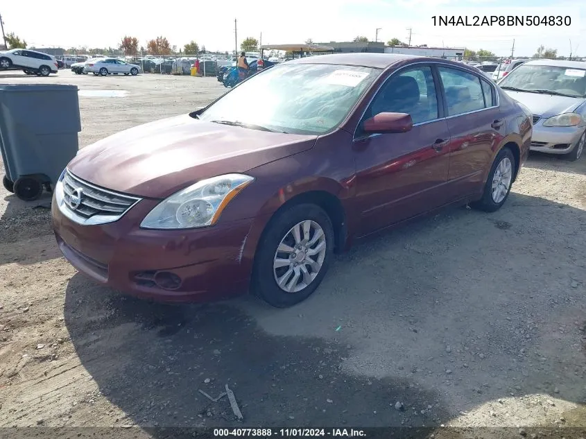 1N4AL2AP8BN504830 2011 Nissan Altima 2.5 S