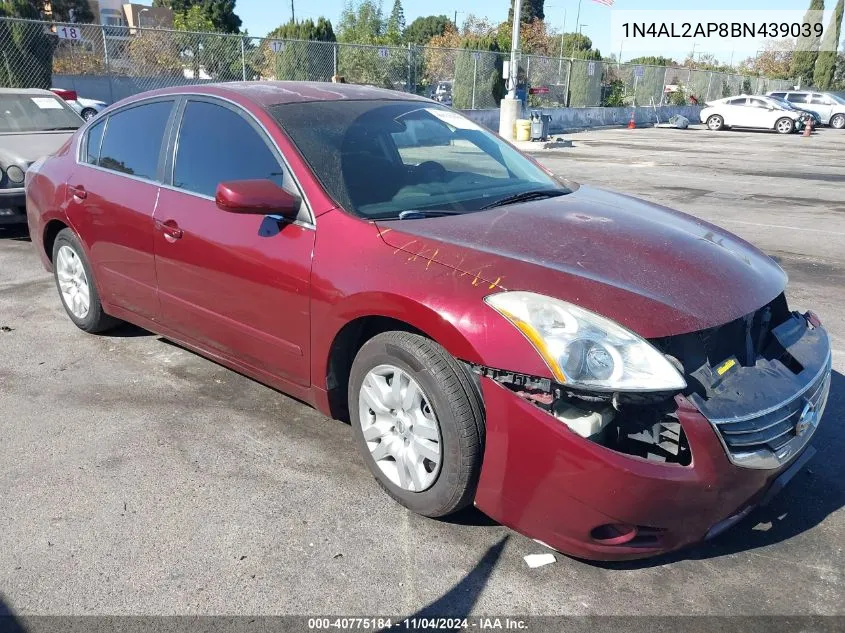 2011 Nissan Altima 2.5 S VIN: 1N4AL2AP8BN439039 Lot: 40775184