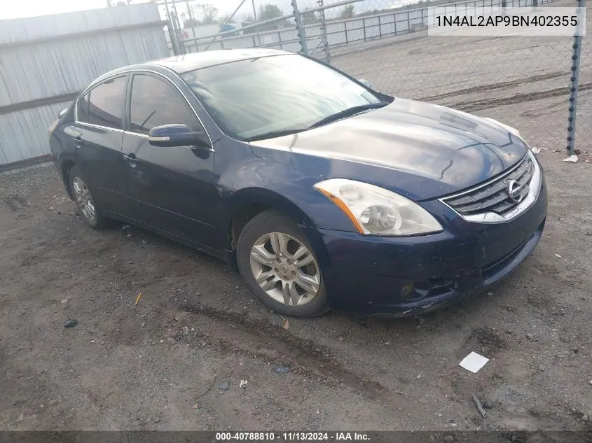 1N4AL2AP9BN402355 2011 Nissan Altima 2.5 S