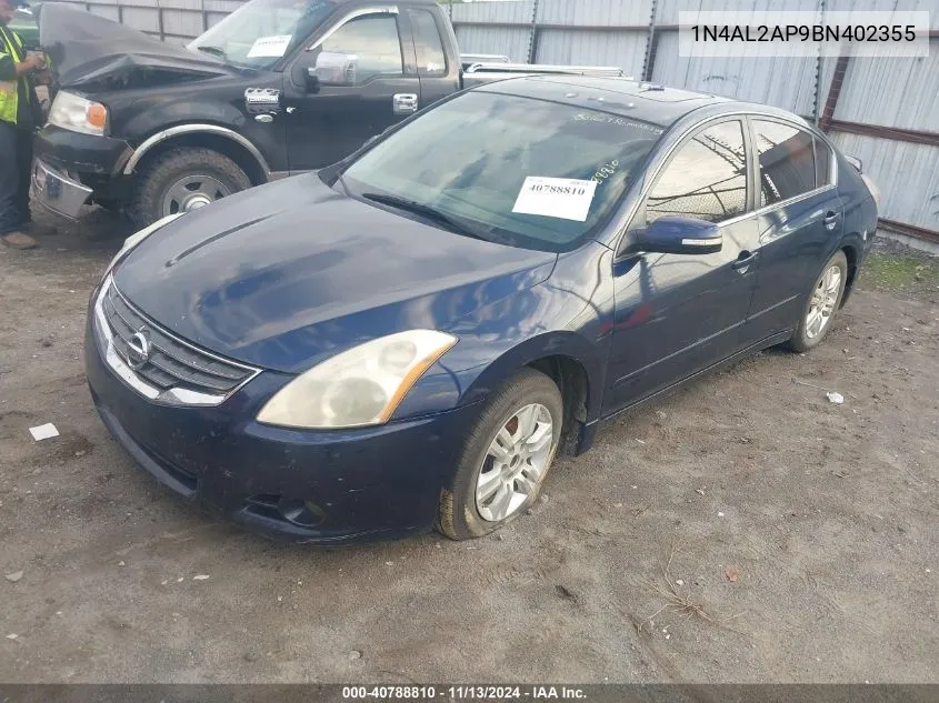 1N4AL2AP9BN402355 2011 Nissan Altima 2.5 S