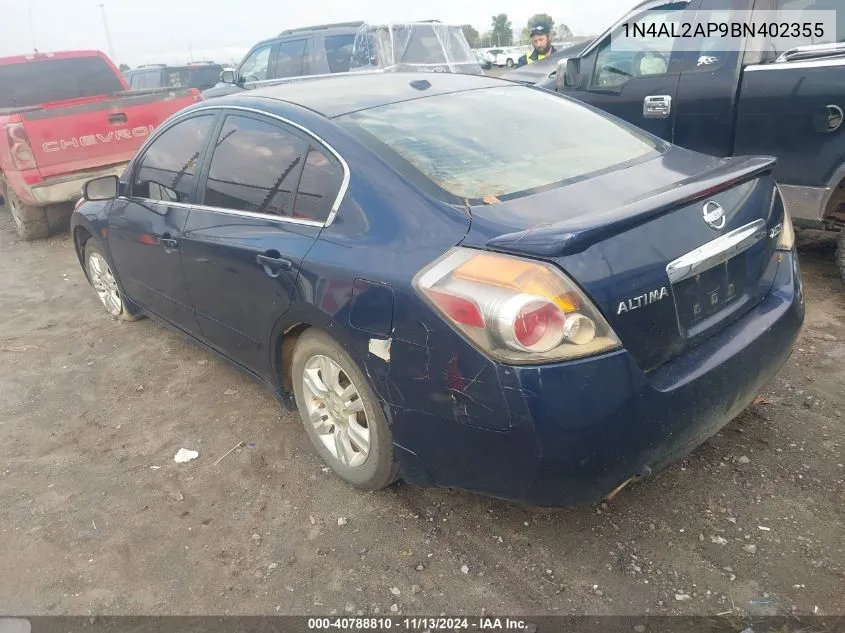 1N4AL2AP9BN402355 2011 Nissan Altima 2.5 S