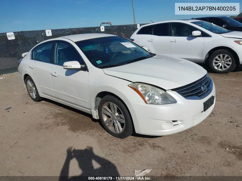 2011 Nissan Altima 3.5 Sr VIN: 1N4BL2AP7BN400205 Lot: 40816179