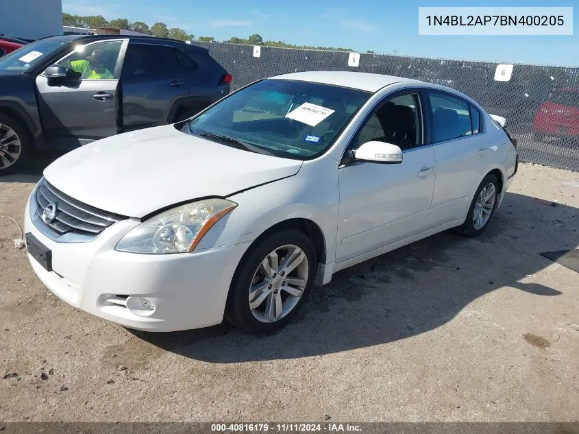 2011 Nissan Altima 3.5 Sr VIN: 1N4BL2AP7BN400205 Lot: 40816179