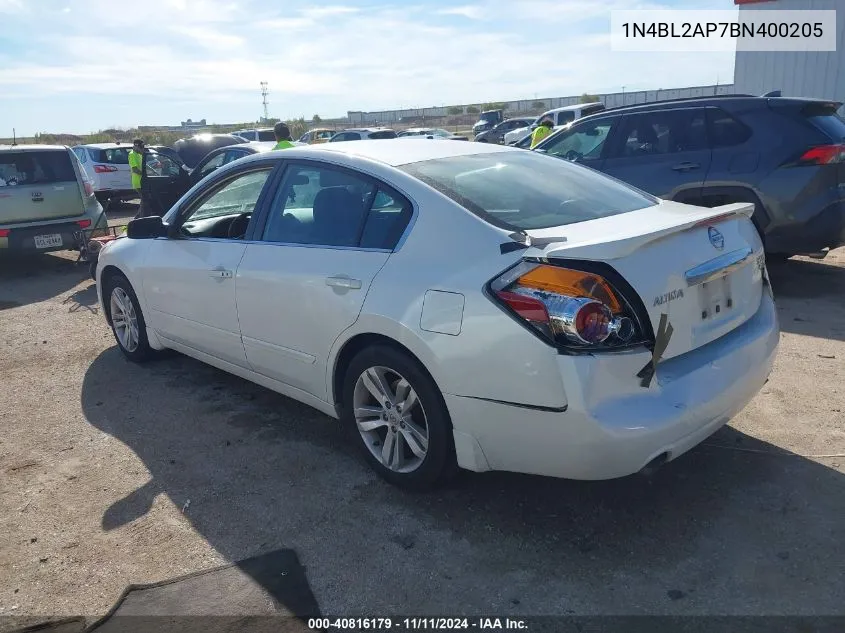 2011 Nissan Altima 3.5 Sr VIN: 1N4BL2AP7BN400205 Lot: 40816179