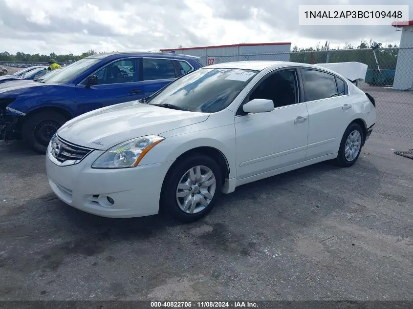 2011 Nissan Altima 2.5 S VIN: 1N4AL2AP3BC109448 Lot: 40822705