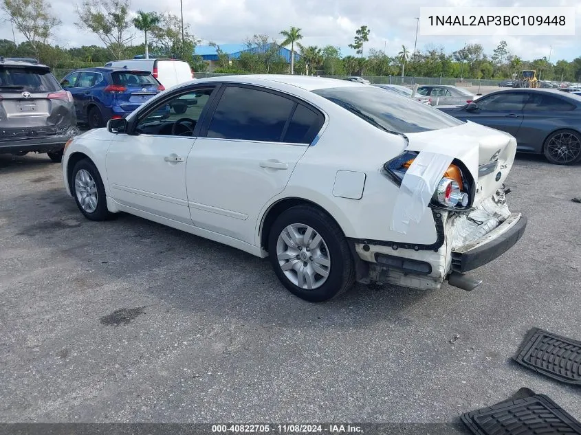 2011 Nissan Altima 2.5 S VIN: 1N4AL2AP3BC109448 Lot: 40822705